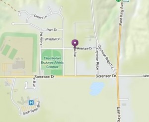 Calvary Baptist Church map