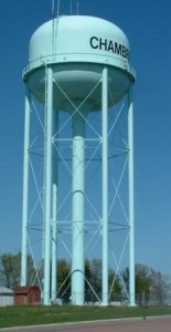 Chamberlain Water tower